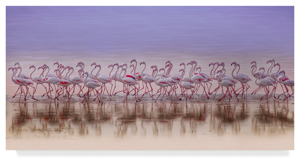 Ahmed Thabet 'Comrades In Color' Canvas Art, 24"x12"