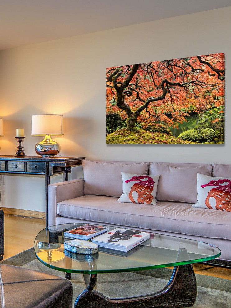 "Autumn Magnificence" Painting Print on Canvas