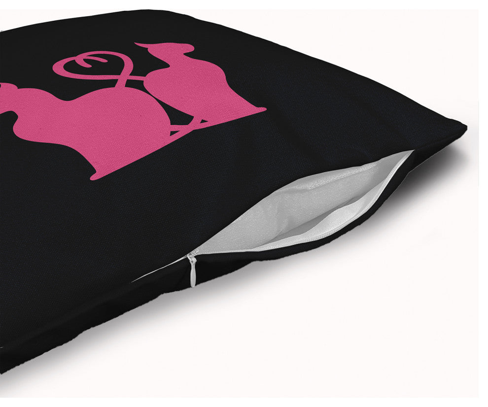 Halloween Cats Accent Pillow With Removable Insert, Tickled Pink, 20"x20"