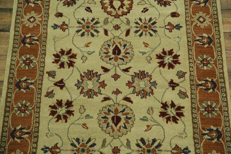 Ziegler All-Over Hand-Tufted Indian Oriental Area Rug, Brown, 5x8'
