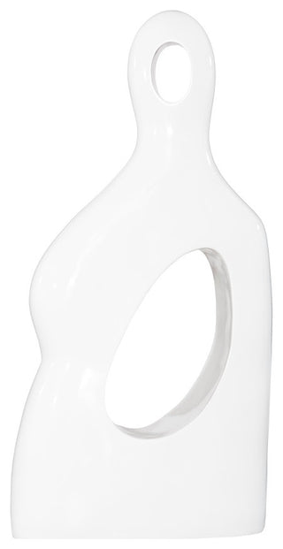 Male Sculpture, Gel Coat White, Colossal
