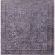 Ahgly Company Indoor Square Mid-Century Modern Area Rugs, 8' Square