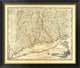 "Connecticut, 1795" Framed Canvas Giclee by Mathew Carey, 34x29"