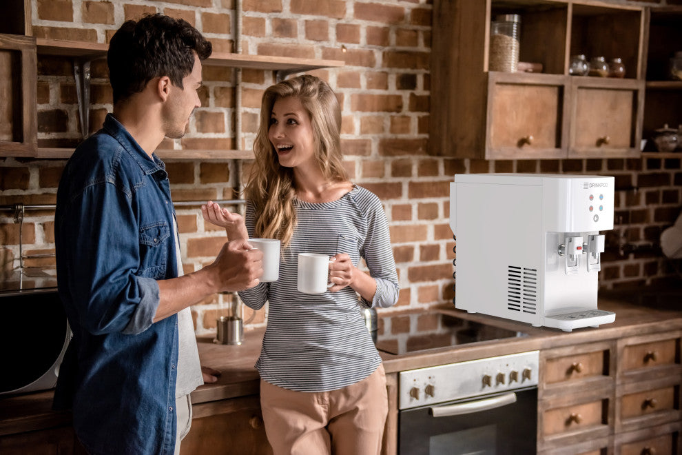 Drinkpod 2000 Series Bottleless Hot and Cold Touchless Water Dispenser, White