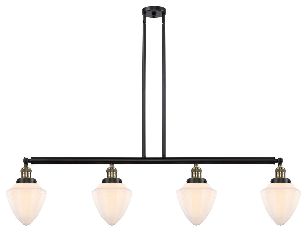 Innovations 214-BAB-G661-7 4 Light Island Light, Black Antique Brass