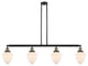 Innovations 214-BAB-G661-7 4 Light Island Light, Black Antique Brass