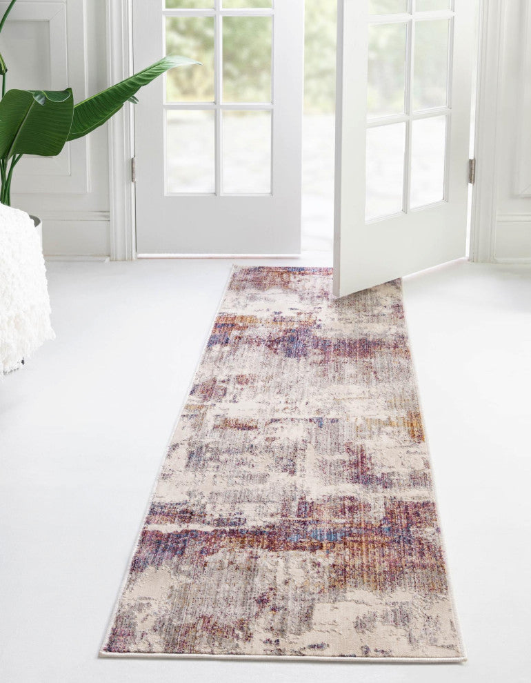 Unique Loom Cloud Deepa Rug, Multi, 2'x6' Runner