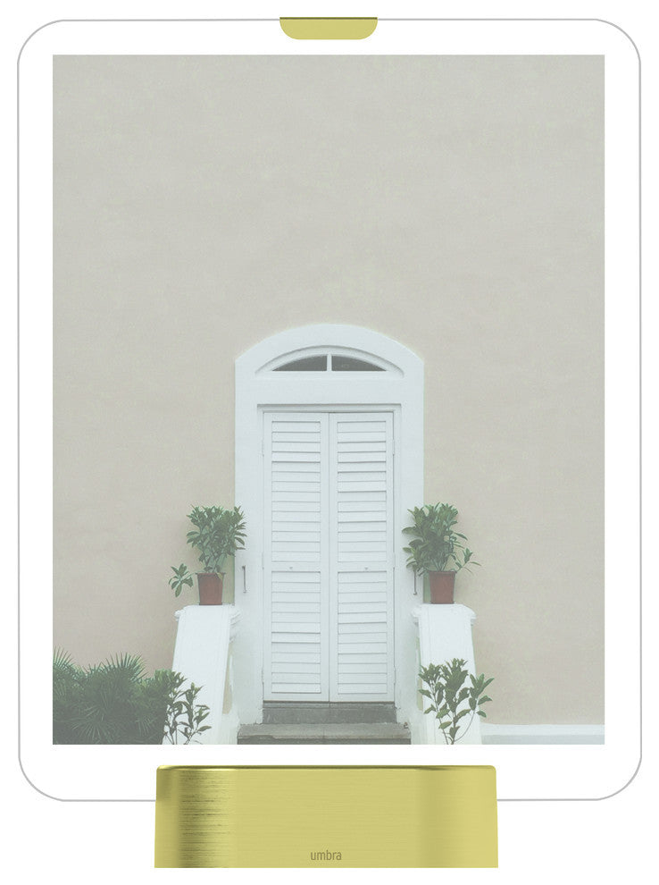 Glo Photo Display, Matte Brass, 8"x10"