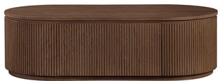 Moana Wood Storage Coffee Table, Brown, 52" W X 26" D