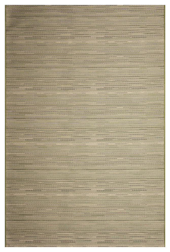 Miranda Tweed Stripe Indoor/Outdoor Rug Green 1'11"x7'6"