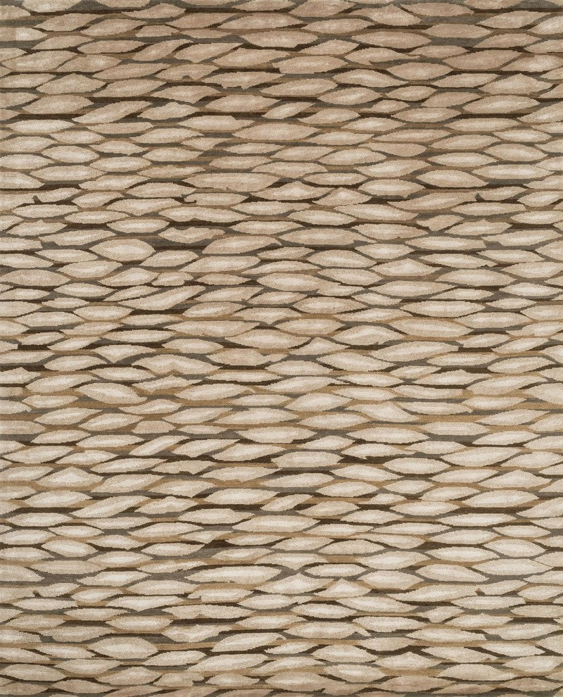 Hand Knotted Hermitage Tobacco Rug, 8'6"x11'6"