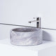 Koh Samui Natural Stone Luxury Vessel Sink, Gray Taupe