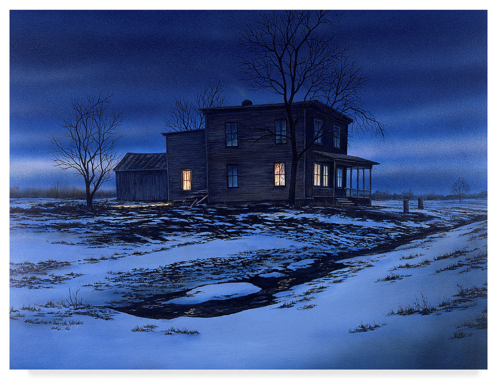 "Deep in December" by John Morrow, Canvas Art, 32"x24"