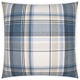 Tartan Pillow - Navy