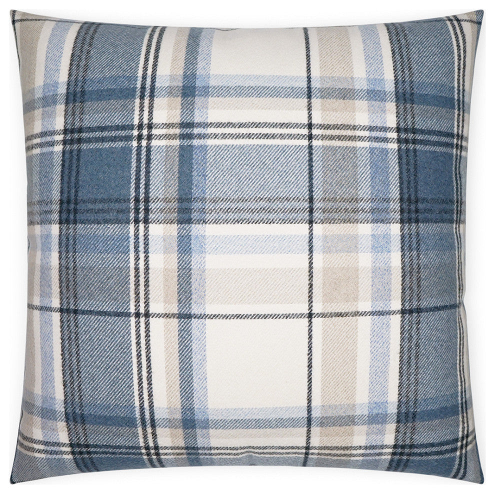 Tartan Pillow - Navy
