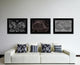 Ancient Africa Vintage Vivid Sepia Map Canvas, 16"x21"
