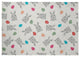 Bunnies and Eggs Easter Chenille Rug, Whisper White, 5'x7'