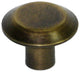 Knob With Beveled Edge, No Back Plate