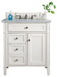 James Martin Vanities 655-V30-3CAR Brittany 30" Single Basin - Bright White