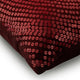 Sequins Embellished Deep Red Art Silk 16"x16" Pillow Cover, Dots of Cheer