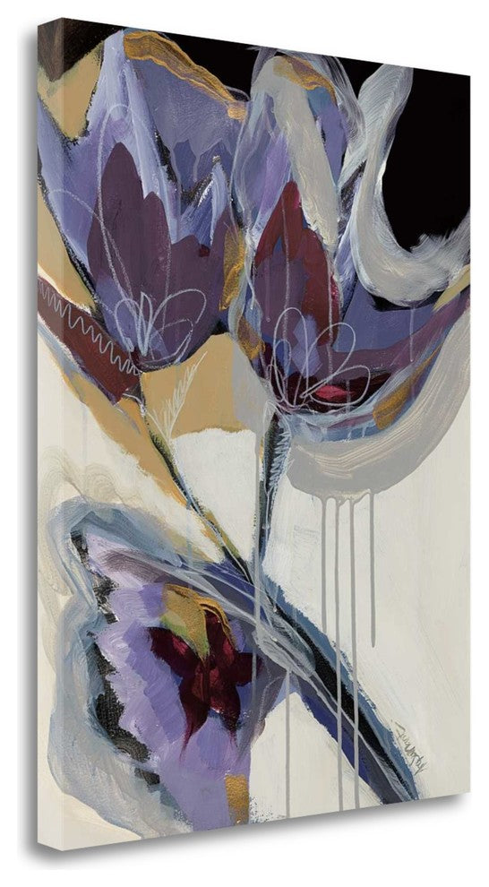"Floral Impressions I" By Angela Maritz, Giclee Print on Gallery Wrap Canvas