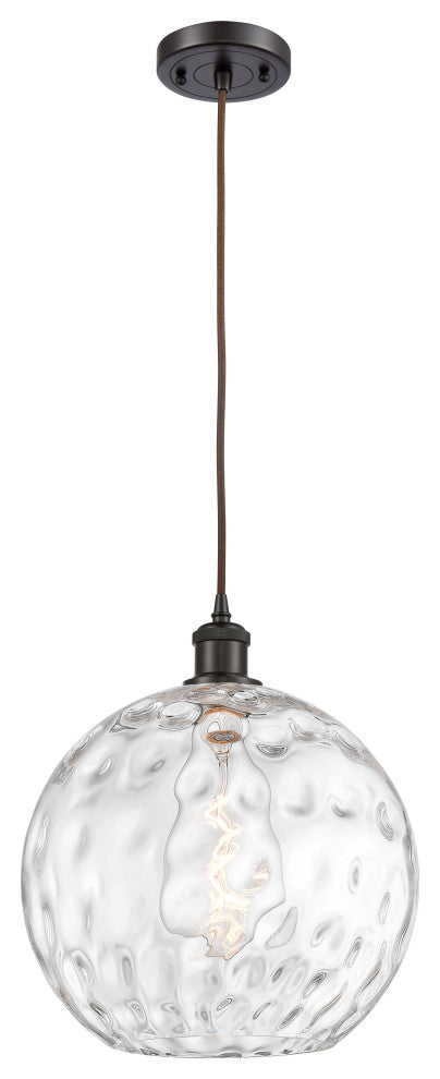 Innovations 516-1P-OB-G1215-12 1-Light Mini Pendant, Oil Rubbed Bronze
