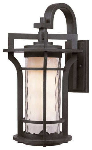 Maxim Lighting Oakville 1-Light Outdoor Wall Lantern in Black Oxide - 30484WGBO