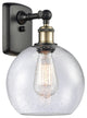 Innovations Lighting 516-1W-BAB-G124-8-LED Athens 1 Light 8" Sconce