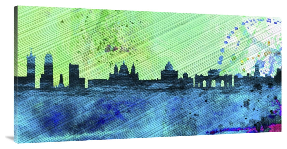 "Madrid City Skyline" Fine Art Print