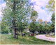 Alfred Sisley Cow Pasture near Louveciennes, Gallery Wrapped Canvas, 20"x25"