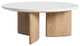 Destiny Oak Coffee Table, Seashell Finish