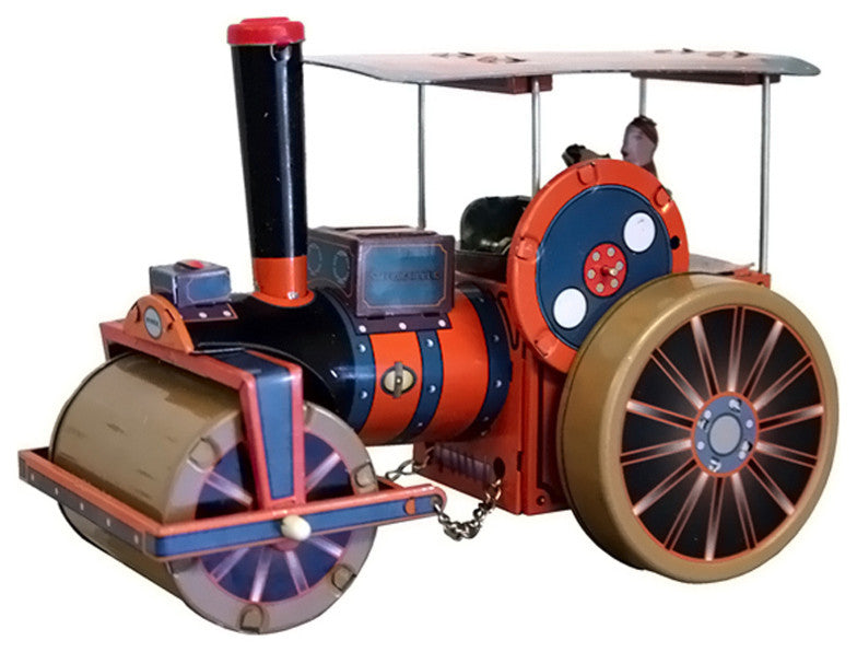 Collectible Tin Steam Roller Toy