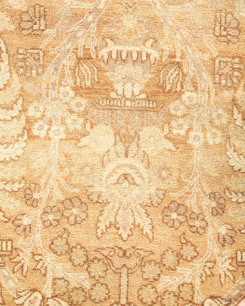 Mawlaik One-of-a-Kind Hand-Knotted Area Rug Beige, 9'5"x12'2"