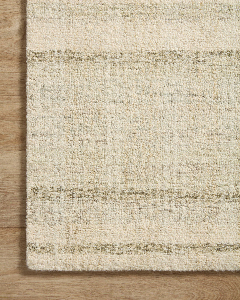 Chris Loves Julia x Loloi Chris Natural / Sage 18" x 18" Sample