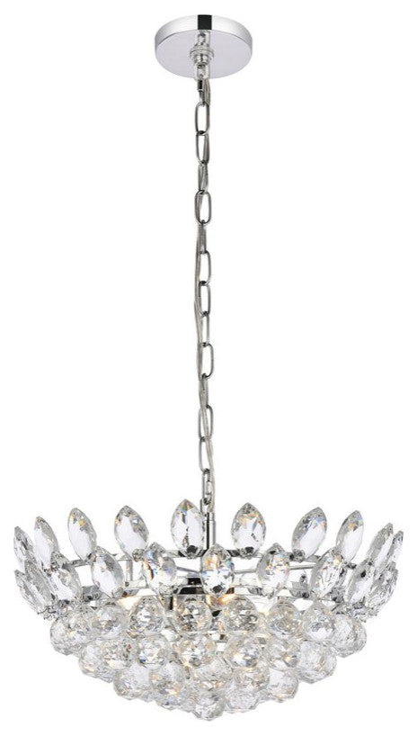 Eleana 18" Pendant, Chrome