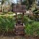 Decorative Wishing Well, Burnt Brown
