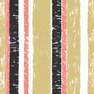 Birch Stripe Wallcovering, Warm Multi, Roll, Traditional