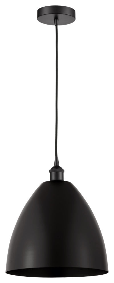 Innovations 616-1P-BK-MBD-12-BK-LED 1-Light Mini Pendant, Matte Black