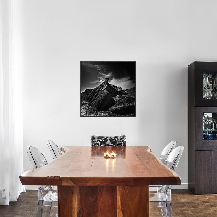 "Fairy Chimney" Framed Canvas Giclee by Yvette Depaepe, 31x31"
