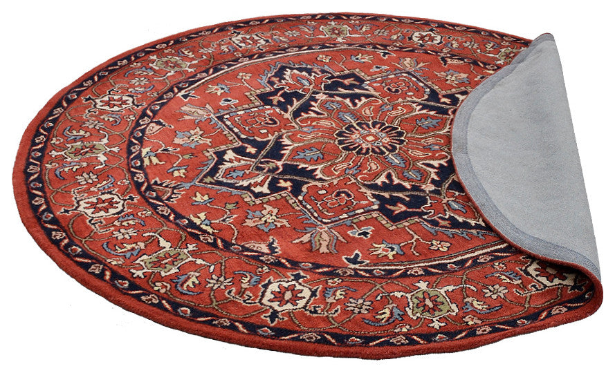 HAND TUFTED WOOL ECO-FRIENDLY AREA RUGS ECO-FRIENDLY AREA RUGS -  Red, Oriental