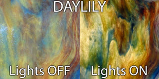 Small Jezebel Signature Flame Pendant, Daylily, White Base