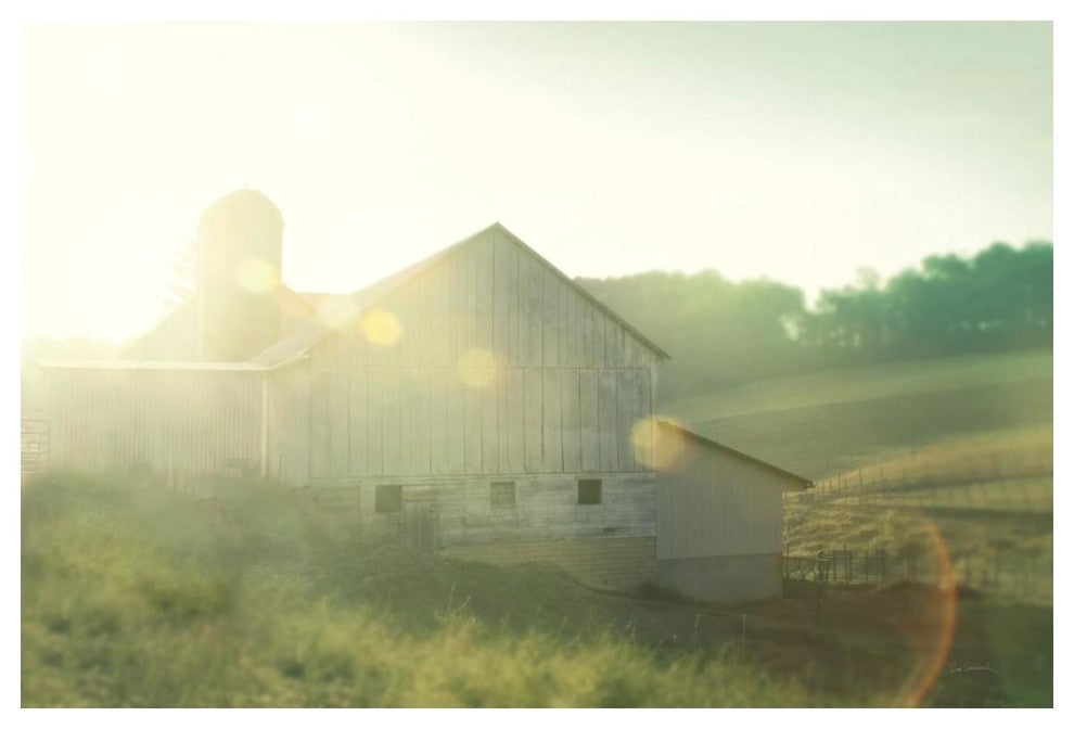 "Farm Morning II" Digital Paper Print by Sue Schlabach, 50"x34"