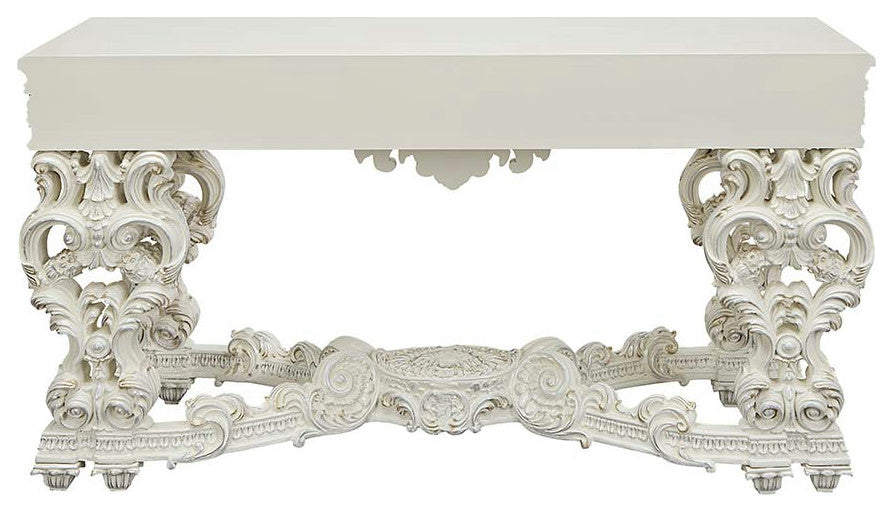 Acme Adara Sofa Table Antique White Finish