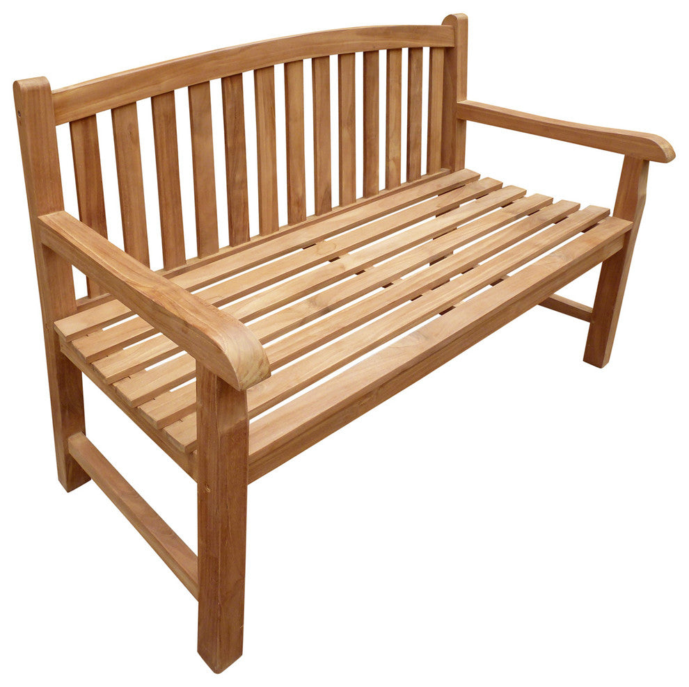 Seven Seas Teak Oval Bench
