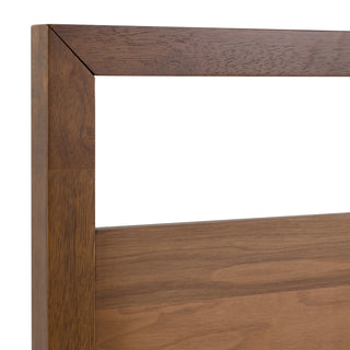 Nova Domus Berlin Modern Walnut Bed, Queen