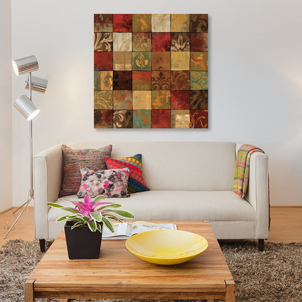 "Treasures I" by Chris Donovan, Canvas Print, 26"x26"