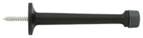 Deltana BDS425 4" Solid Brass Baseboard Door Bumper - Oil Rubbed Bronze