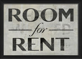 Room for Rent Framed Sign