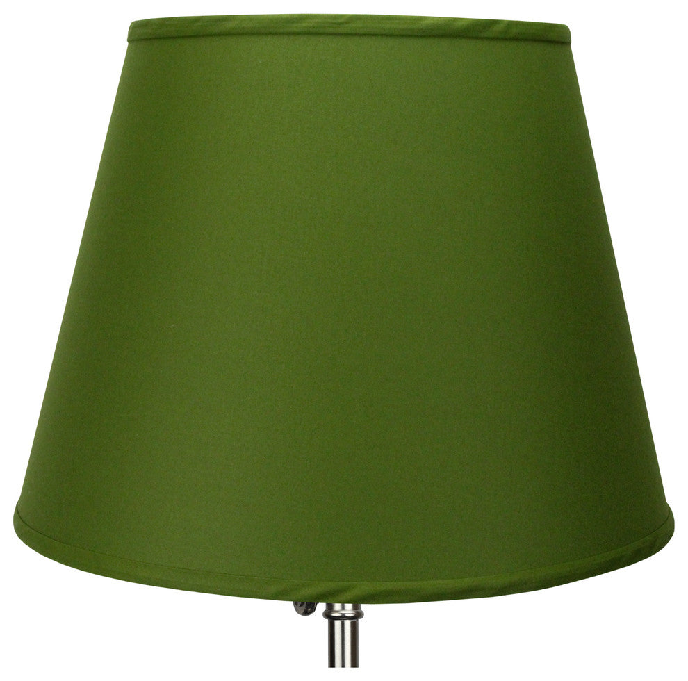 Fenchel Shades 11"x17"x13" Spider Attachment Empire Lamp Shade, Linen Avocado