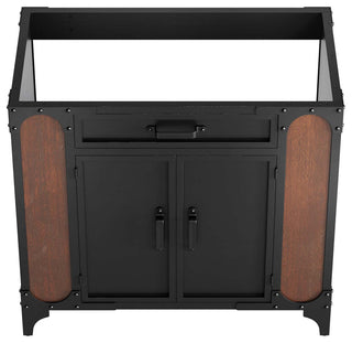 Steamforge 36" Bathroom Vanity Cabinet (Sink Basin Not Included) - Black Walnut